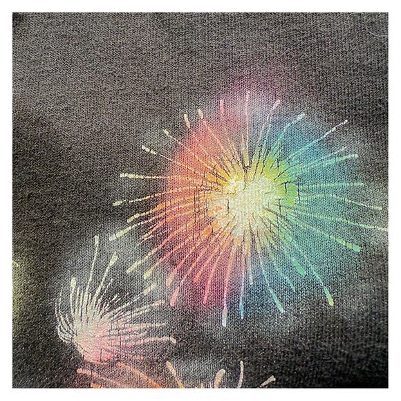 Vintage Disney Parks Magic Kingdom Tinker Bell Fireworks Graphic T-Shirt Large - Picture 4 of 7
